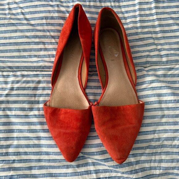 Madewell Suede Flats - Picture 1 of 5
